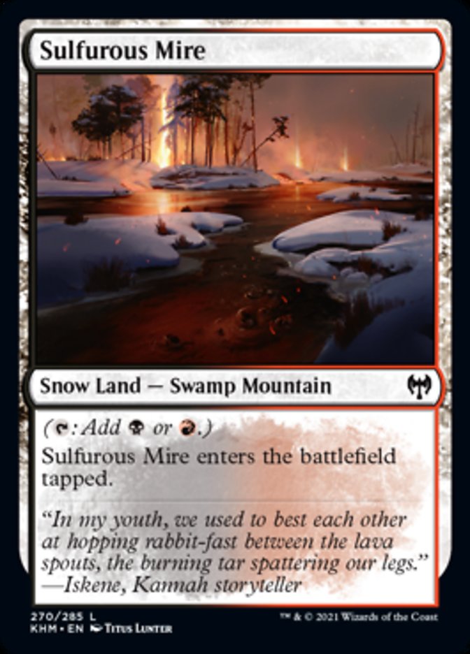 Sulfurous Mire [Kaldheim] MTG Single Magic: The Gathering    | Red Claw Gaming