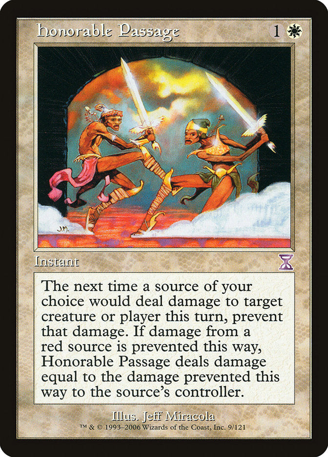 Honorable Passage [Time Spiral Timeshifted] MTG Single Magic: The Gathering    | Red Claw Gaming