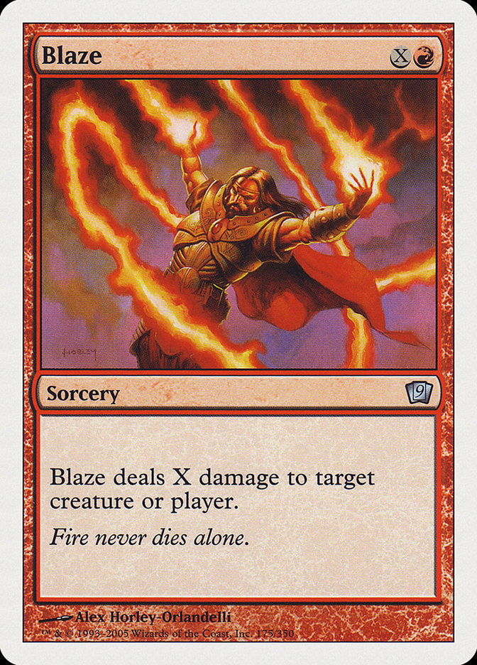Blaze [Ninth Edition] MTG Single Magic: The Gathering    | Red Claw Gaming