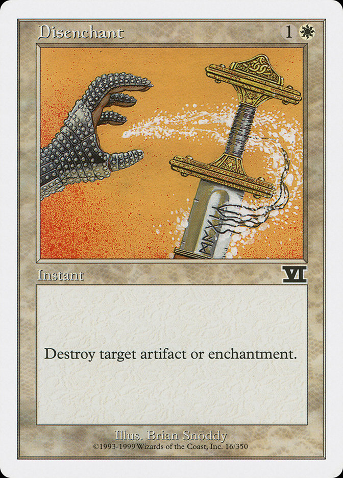 Disenchant [Classic Sixth Edition] MTG Single Magic: The Gathering    | Red Claw Gaming
