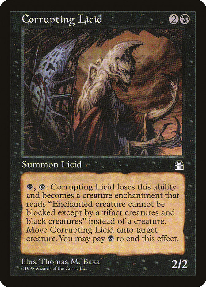 Corrupting Licid [Stronghold] MTG Single Magic: The Gathering    | Red Claw Gaming