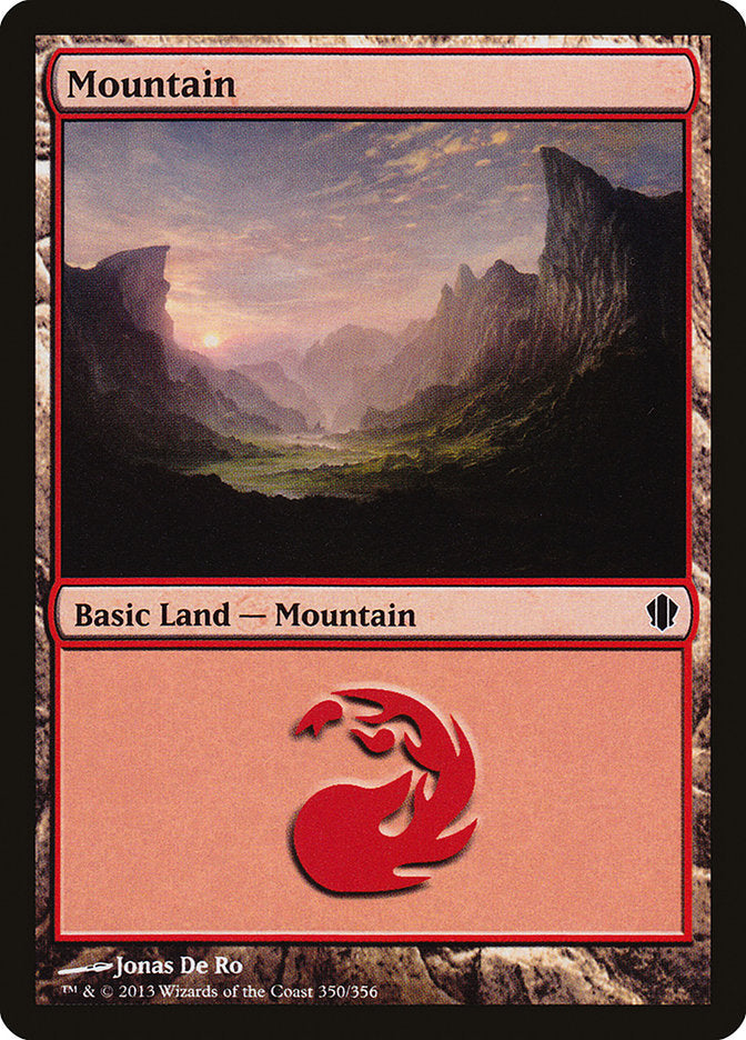 Mountain (350) [Commander 2013] MTG Single Magic: The Gathering    | Red Claw Gaming