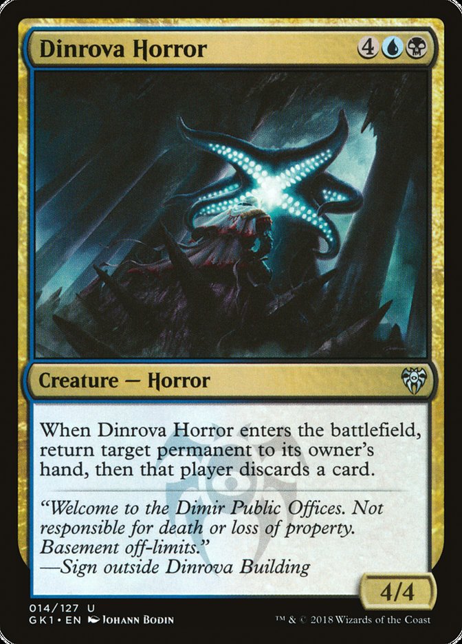 Dinrova Horror [Guilds of Ravnica Guild Kit] MTG Single Magic: The Gathering    | Red Claw Gaming