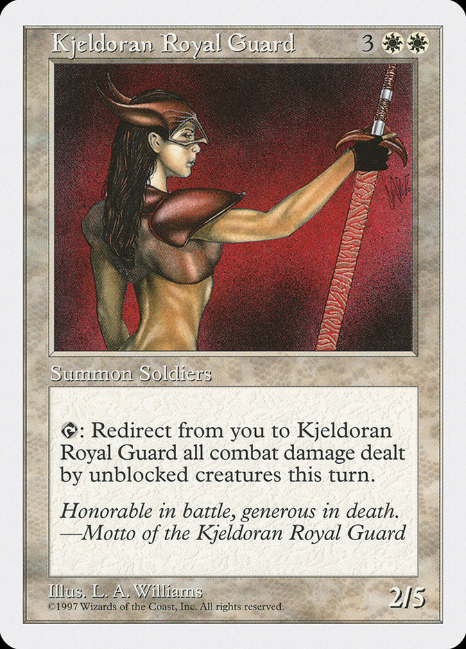 Kjeldoran Royal Guard [Fifth Edition] MTG Single Magic: The Gathering    | Red Claw Gaming