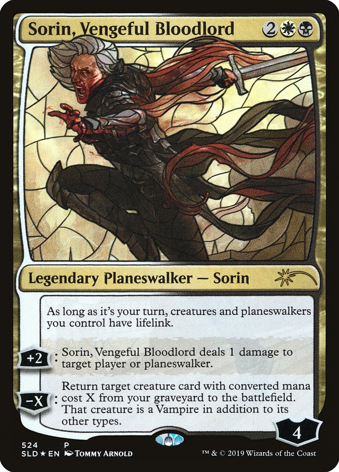 Sorin, Vengeful Bloodlord (Stained Glass) [Secret Lair Drop Promos] MTG Single Magic: The Gathering    | Red Claw Gaming
