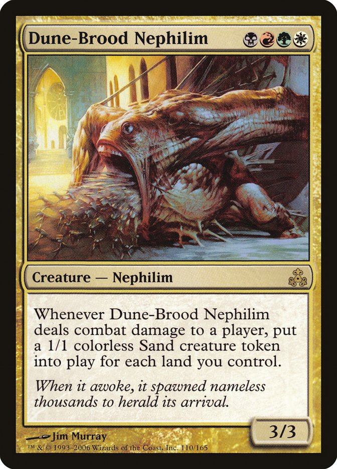 Dune-Brood Nephilim [Guildpact] MTG Single Magic: The Gathering    | Red Claw Gaming