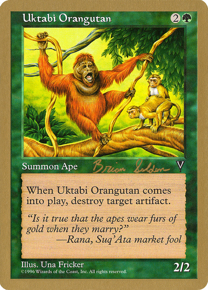 Uktabi Orangutan (Brian Selden) [World Championship Decks 1998] MTG Single Magic: The Gathering    | Red Claw Gaming