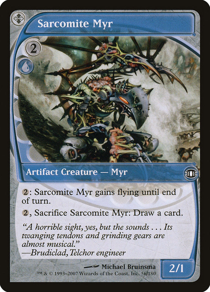 Sarcomite Myr [Future Sight] MTG Single Magic: The Gathering    | Red Claw Gaming