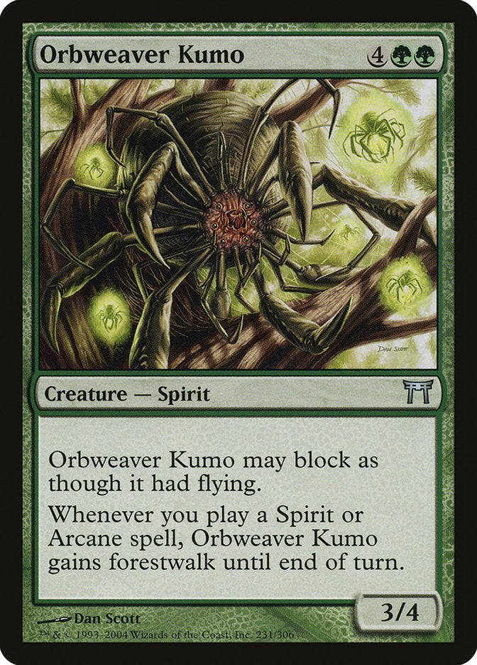 Orbweaver Kumo [Champions of Kamigawa] MTG Single Magic: The Gathering    | Red Claw Gaming