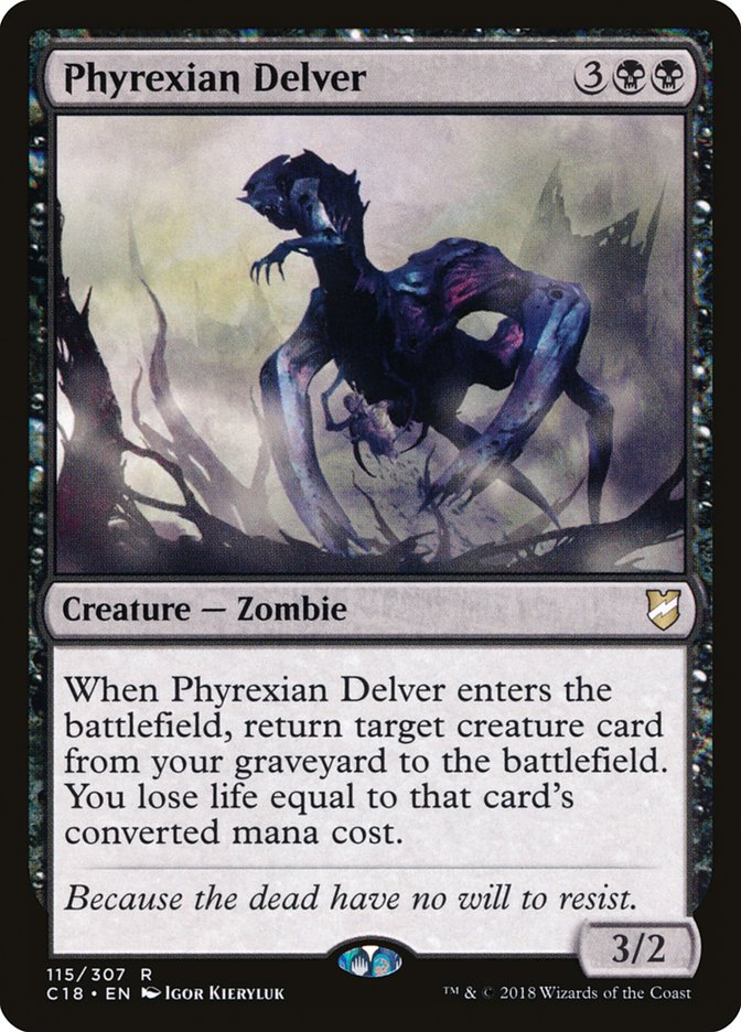 Phyrexian Delver [Commander 2018] MTG Single Magic: The Gathering    | Red Claw Gaming