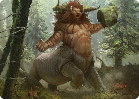 Stonehoof Chieftain Art Card [Commander Masters Art Series] MTG Single Magic: The Gathering    | Red Claw Gaming