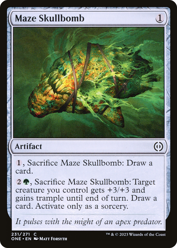 Maze Skullbomb [Phyrexia: All Will Be One] MTG Single Magic: The Gathering    | Red Claw Gaming