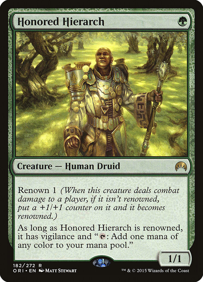 Honored Hierarch [Magic Origins] MTG Single Magic: The Gathering    | Red Claw Gaming