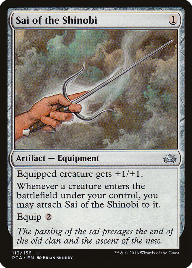 Sai of the Shinobi [Planechase Anthology] MTG Single Magic: The Gathering    | Red Claw Gaming