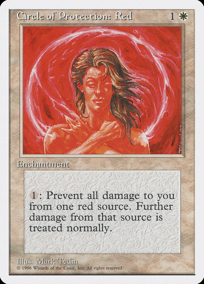Circle of Protection: Red [Introductory Two-Player Set] MTG Single Magic: The Gathering    | Red Claw Gaming