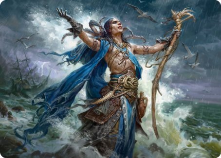 Lier, Disciple of the Drowned Art Card [Innistrad: Midnight Hunt Art Series] MTG Single Magic: The Gathering    | Red Claw Gaming