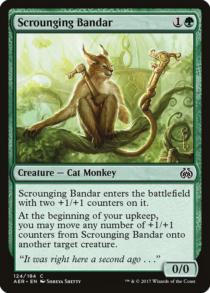 Scrounging Bandar [Aether Revolt] MTG Single Magic: The Gathering    | Red Claw Gaming