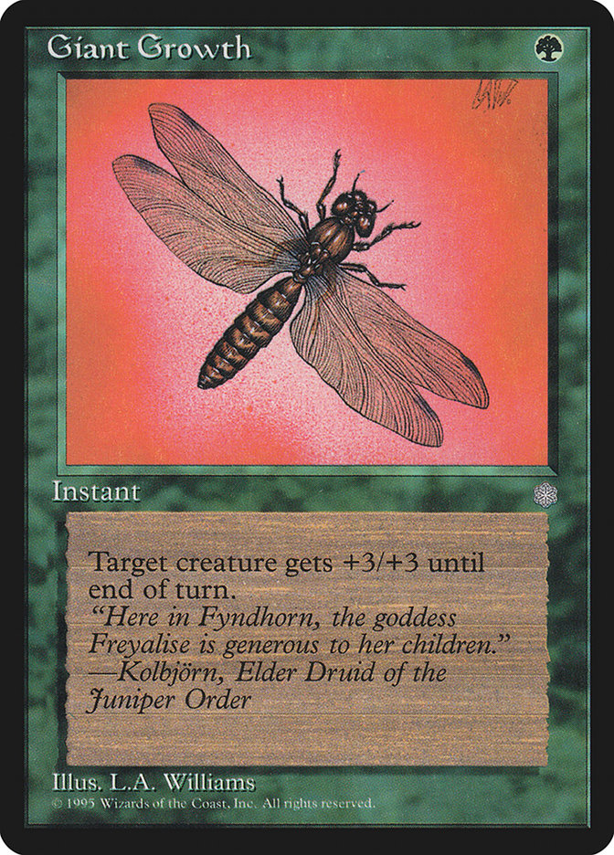 Giant Growth [Ice Age] MTG Single Magic: The Gathering    | Red Claw Gaming