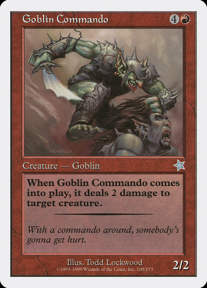 Goblin Commando [Starter 1999] MTG Single Magic: The Gathering    | Red Claw Gaming