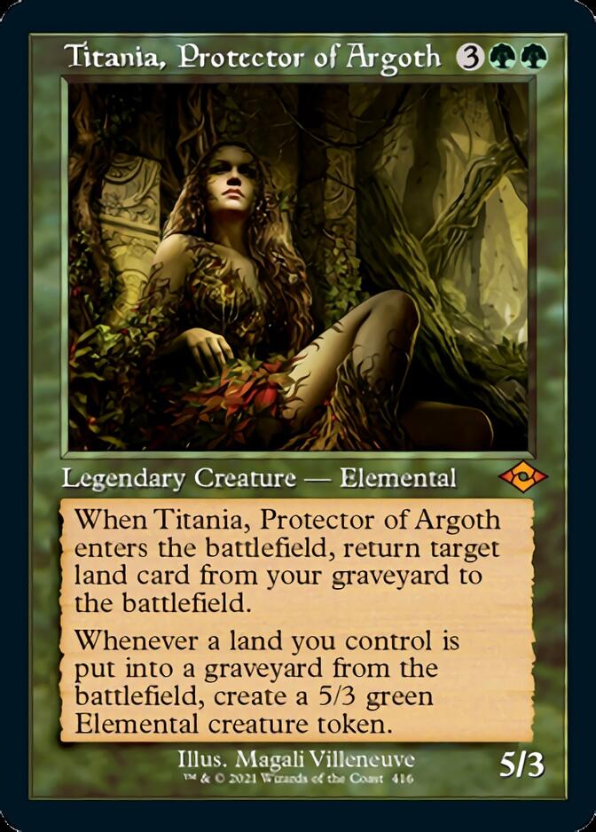 Titania, Protector of Argoth (Retro) [Modern Horizons 2] MTG Single Magic: The Gathering    | Red Claw Gaming