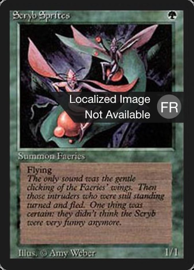 Scryb Sprites [Foreign Black Border] MTG Single Magic: The Gathering    | Red Claw Gaming