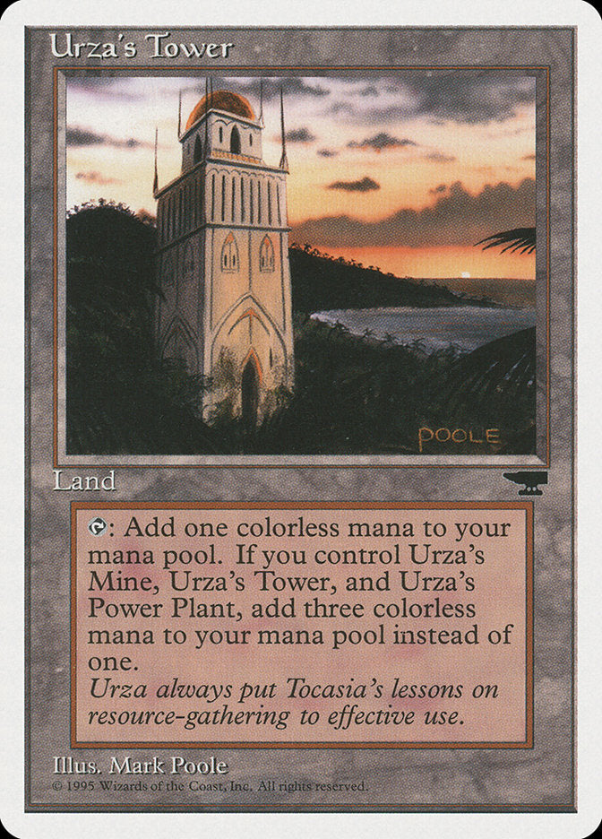 Urza's Tower (Sunset) [Chronicles] MTG Single Magic: The Gathering    | Red Claw Gaming