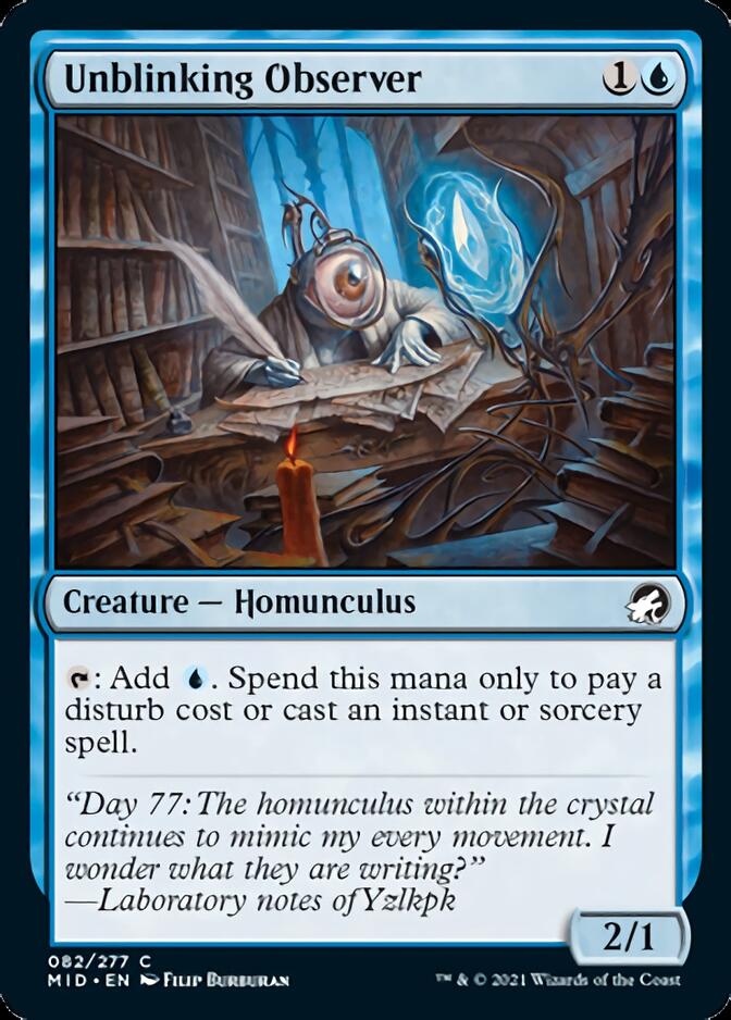 Unblinking Observer [Innistrad: Midnight Hunt] MTG Single Magic: The Gathering    | Red Claw Gaming