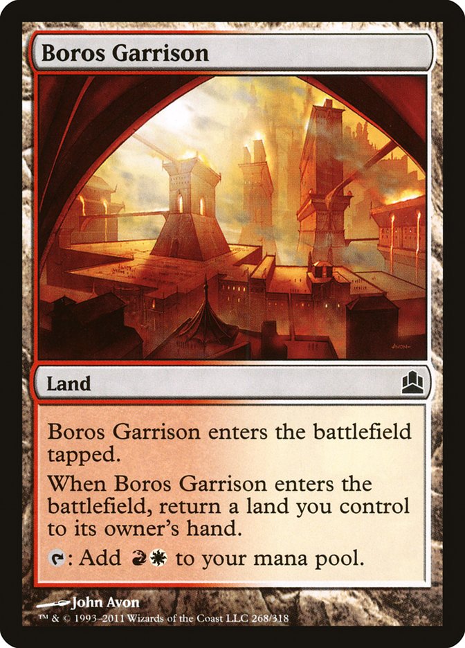Boros Garrison [Commander 2011] MTG Single Magic: The Gathering    | Red Claw Gaming