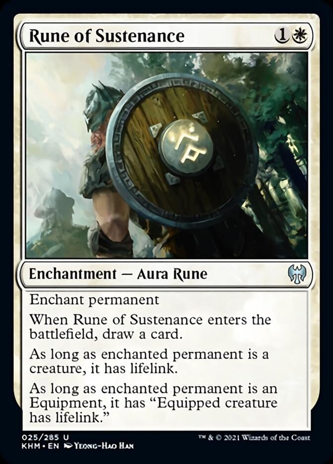 Rune of Sustenance [Kaldheim] MTG Single Magic: The Gathering    | Red Claw Gaming