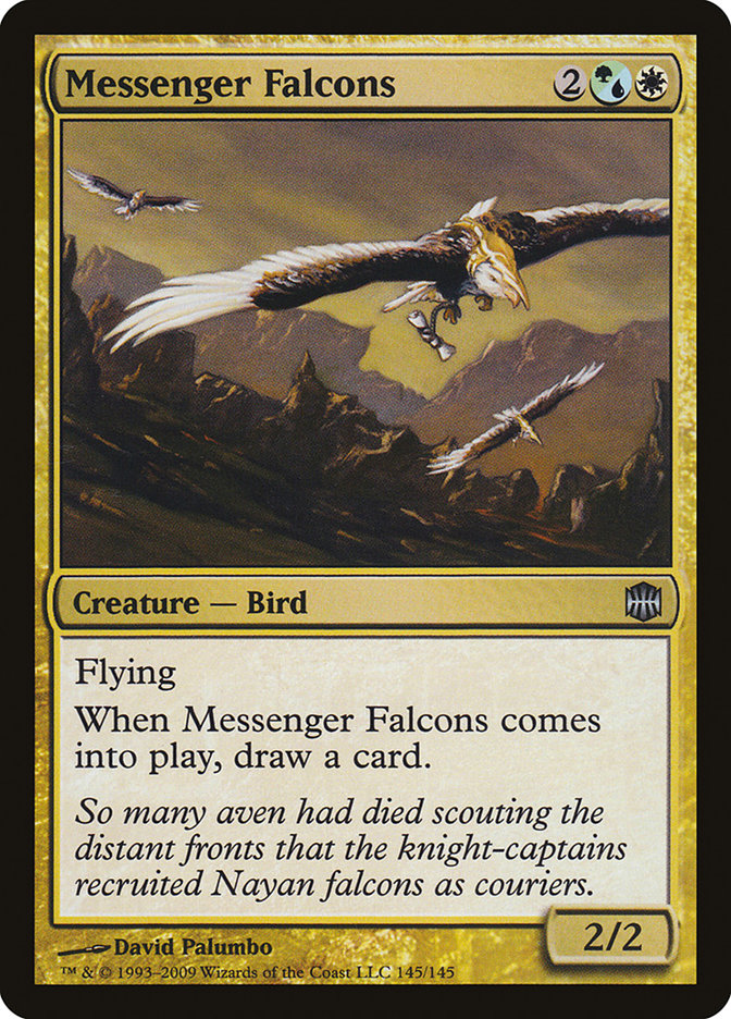 Messenger Falcons [Alara Reborn] MTG Single Magic: The Gathering    | Red Claw Gaming