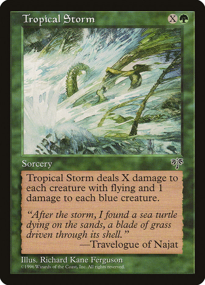 Tropical Storm [Mirage] MTG Single Magic: The Gathering    | Red Claw Gaming