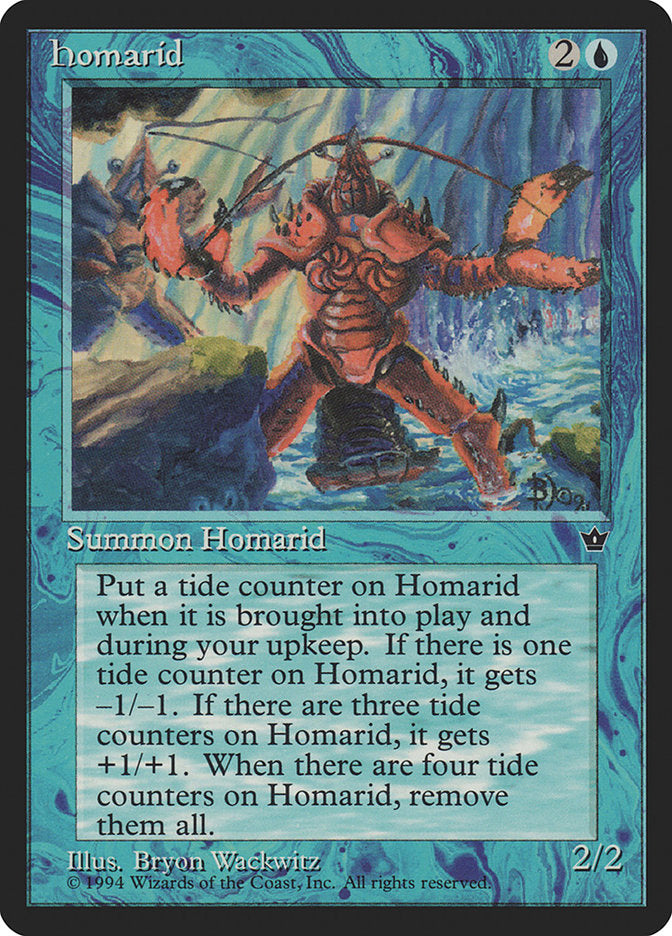 Homarid (Bryon Wackwitz) [Fallen Empires] MTG Single Magic: The Gathering    | Red Claw Gaming