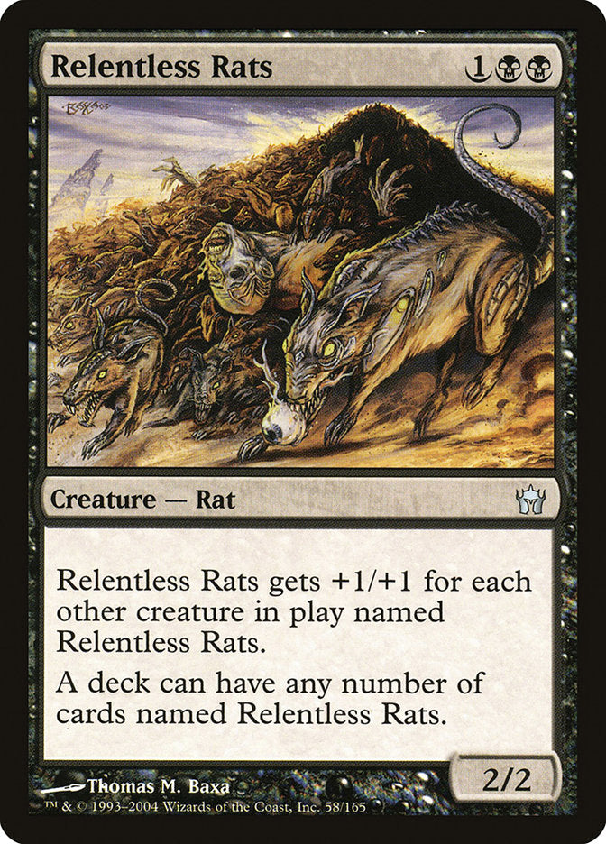 Relentless Rats [Fifth Dawn] MTG Single Magic: The Gathering    | Red Claw Gaming