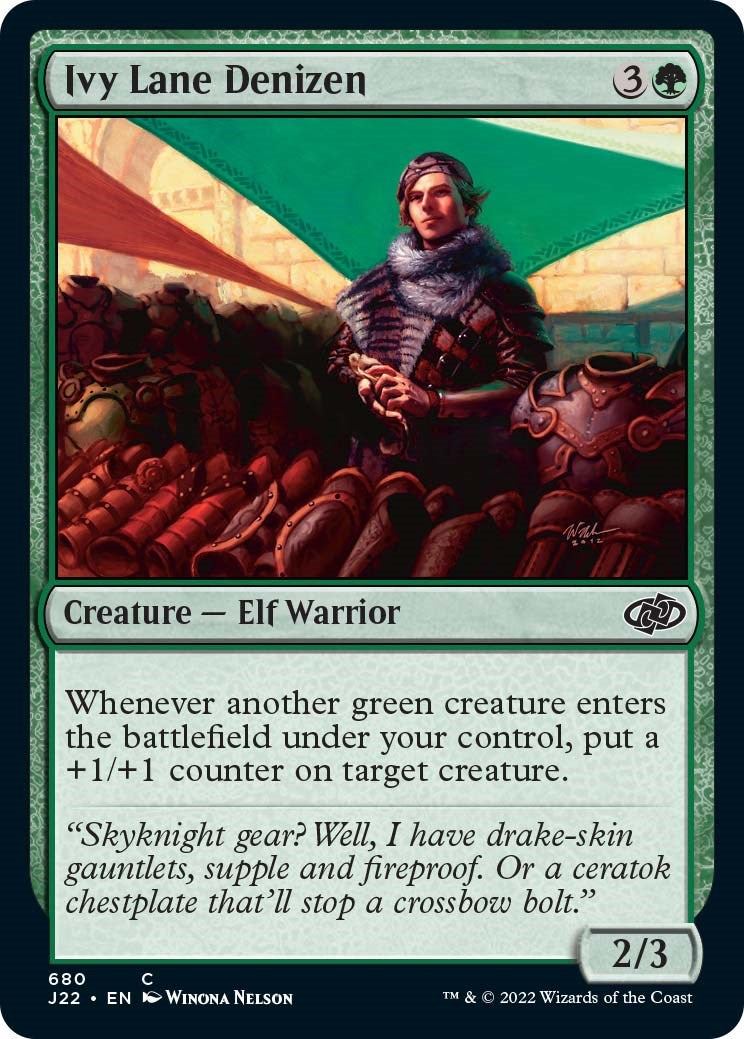 Ivy Lane Denizen [Jumpstart 2022] MTG Single Magic: The Gathering    | Red Claw Gaming