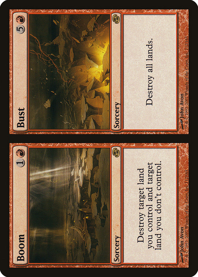 Boom // Bust [Planar Chaos] MTG Single Magic: The Gathering    | Red Claw Gaming