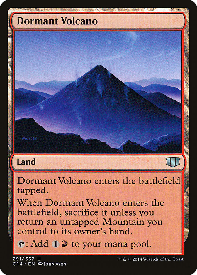 Dormant Volcano [Commander 2014] MTG Single Magic: The Gathering    | Red Claw Gaming