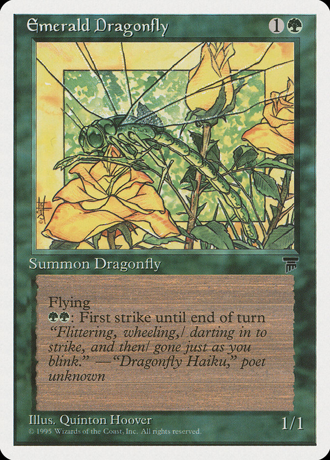 Emerald Dragonfly [Chronicles] MTG Single Magic: The Gathering    | Red Claw Gaming