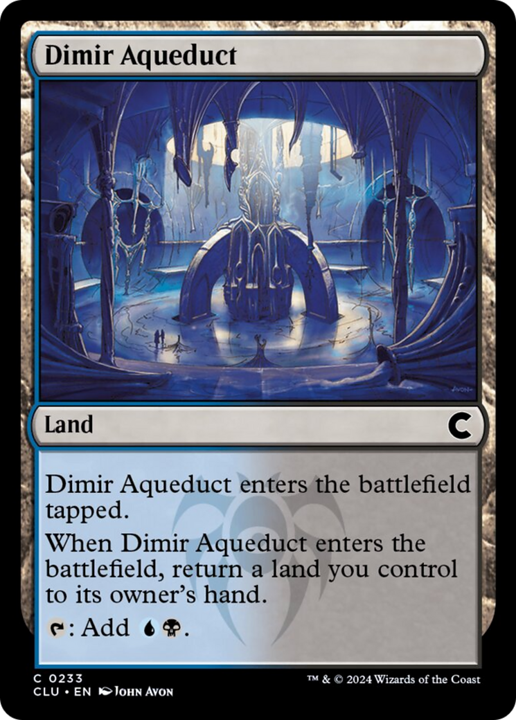 Dimir Aqueduct [Ravnica: Clue Edition] MTG Single Magic: The Gathering    | Red Claw Gaming