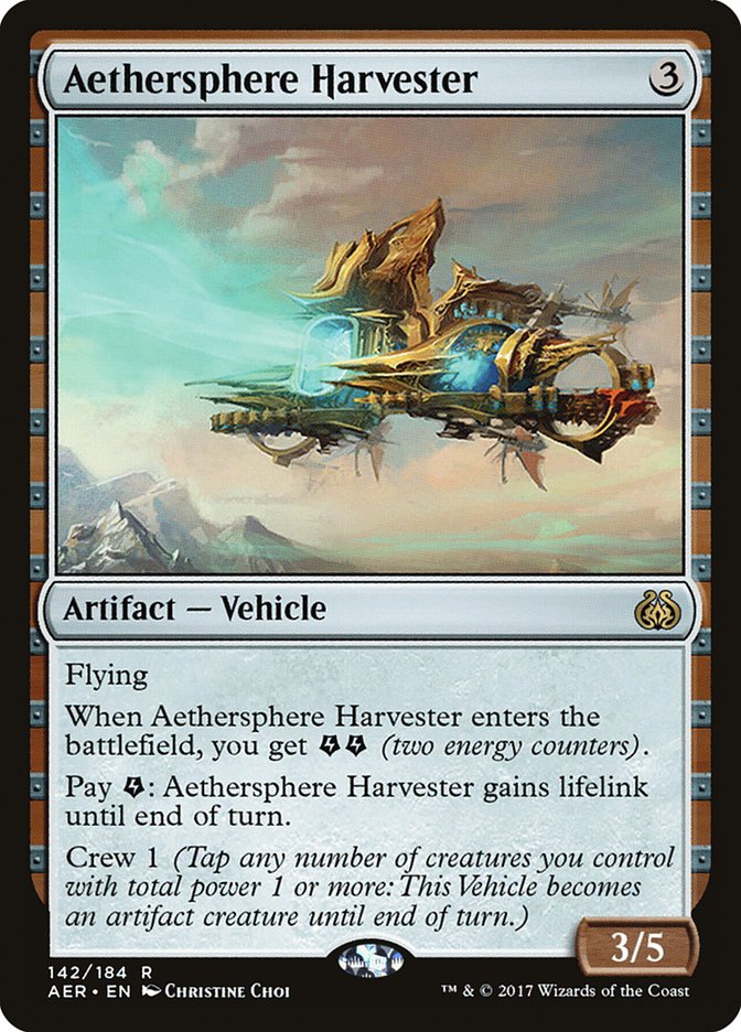 Aethersphere Harvester [Aether Revolt] MTG Single Magic: The Gathering    | Red Claw Gaming