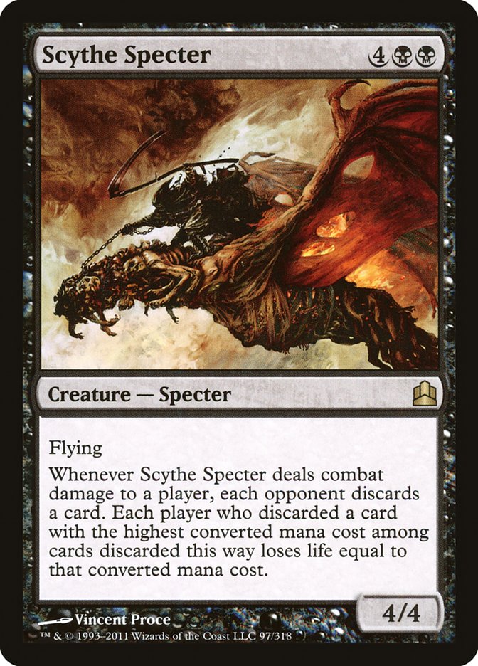 Scythe Specter [Commander 2011] MTG Single Magic: The Gathering    | Red Claw Gaming