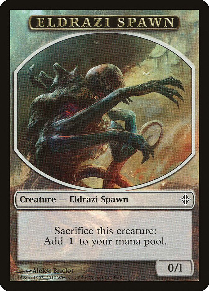 Eldrazi Spawn Token (1a/5) [Rise of the Eldrazi Tokens] MTG Single Magic: The Gathering    | Red Claw Gaming