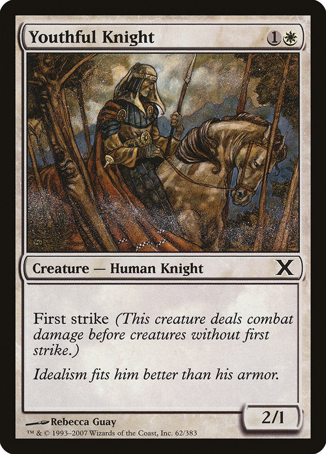 Youthful Knight [Tenth Edition] MTG Single Magic: The Gathering    | Red Claw Gaming