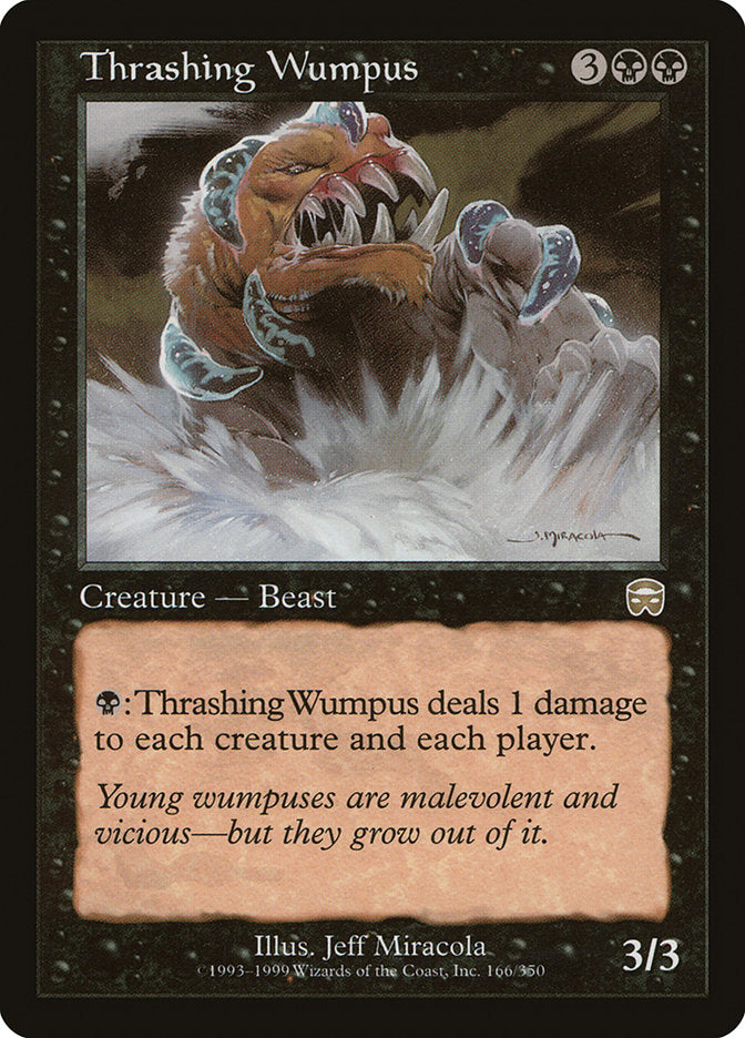 Thrashing Wumpus [Mercadian Masques] MTG Single Magic: The Gathering    | Red Claw Gaming