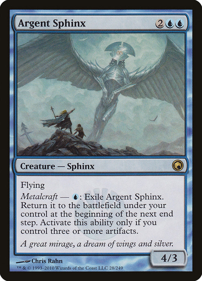 Argent Sphinx [Scars of Mirrodin] MTG Single Magic: The Gathering    | Red Claw Gaming