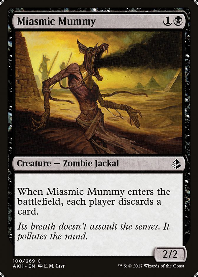 Miasmic Mummy [Amonkhet] MTG Single Magic: The Gathering    | Red Claw Gaming