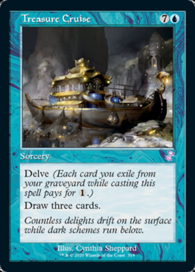 Treasure Cruise (Timeshifted) [Time Spiral Remastered] MTG Single Magic: The Gathering    | Red Claw Gaming