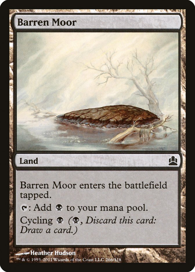 Barren Moor [Commander 2011] MTG Single Magic: The Gathering    | Red Claw Gaming