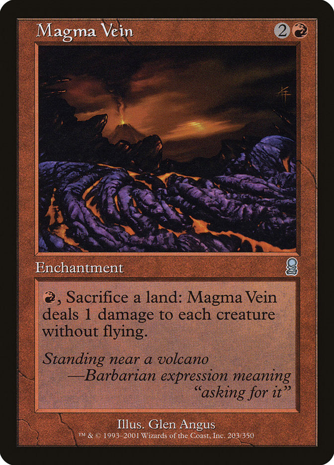 Magma Vein [Odyssey] MTG Single Magic: The Gathering    | Red Claw Gaming