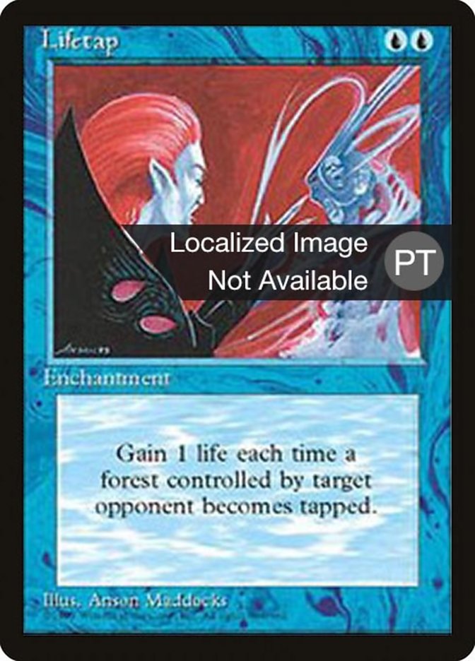 Lifetap [Fourth Edition (Foreign Black Border)] MTG Single Magic: The Gathering    | Red Claw Gaming