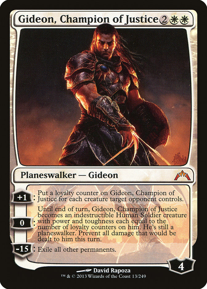 Gideon, Champion of Justice [Gatecrash] MTG Single Magic: The Gathering    | Red Claw Gaming